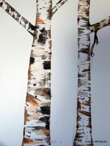 before the background