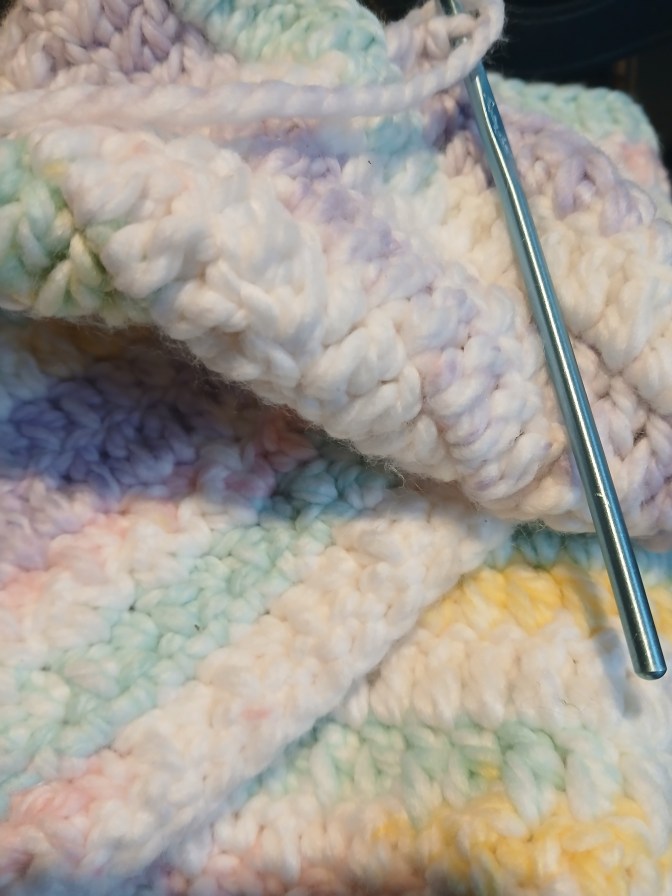 Sample of my crochet in color Watercolor