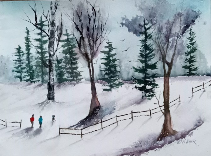 E. Miller @folsommillstudio watercolor